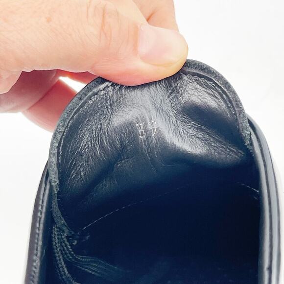 Prada Black Brushed Leather Lace Up Chunky Monolith Derby Oxford Loafer IT 39 - Picture 14 of 16